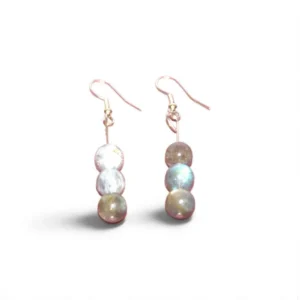 Boucles d'oreilles en Labradorite