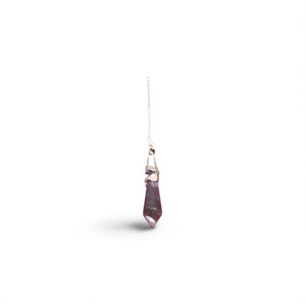 Pendule Améthyste, en pierre naturelle de fabrication artisanale