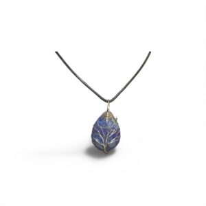 Goutte d'eau arbre de vie en Lapis-lazuli