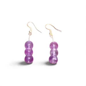 Boucles d'oreilles en Améthyste