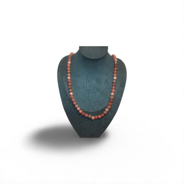 Collier en Aventurine violette, pierre naturelle de fabrication artisanale